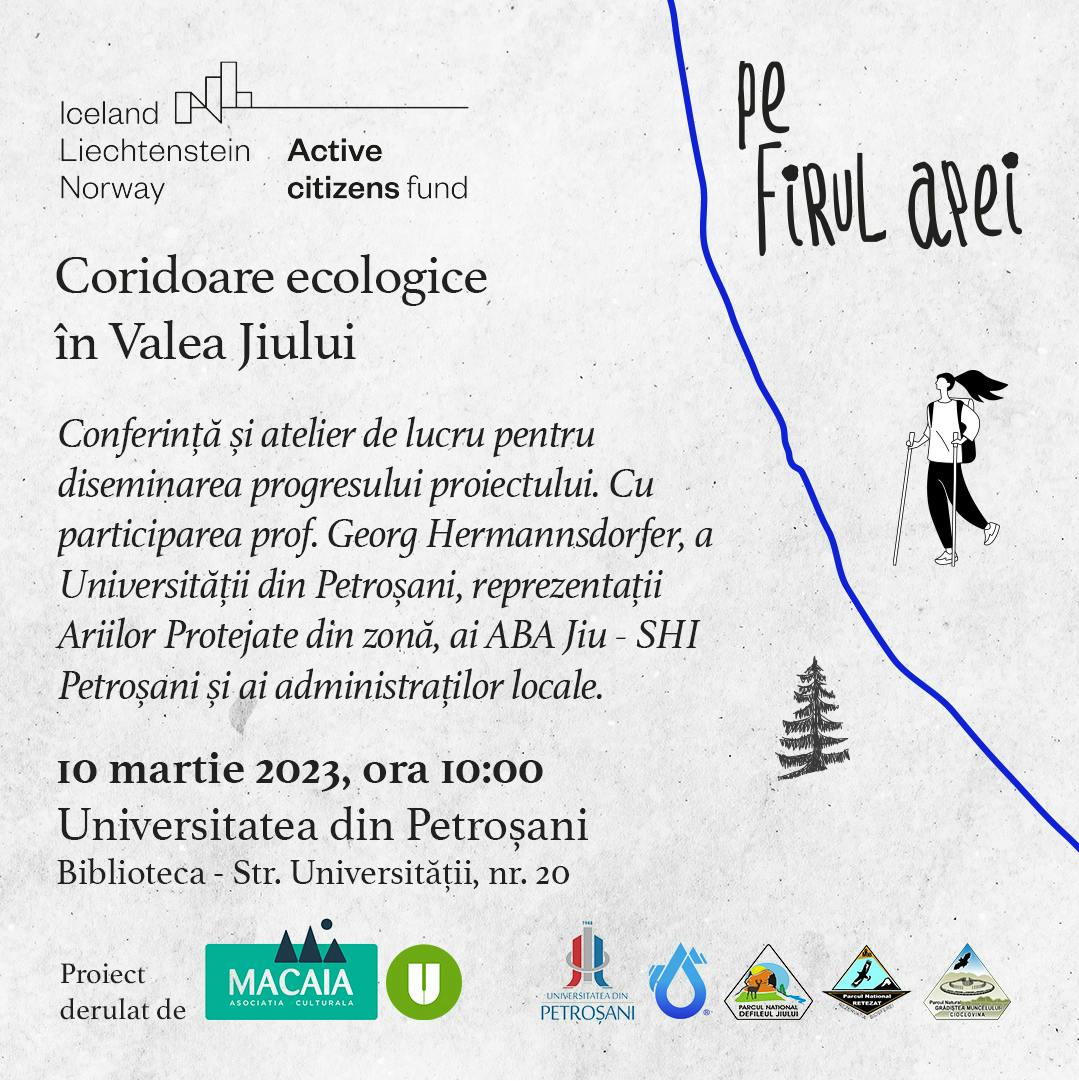 Cover Image for Conferința/atelier de lucru – Coridoare ecologice în Valea Jiului