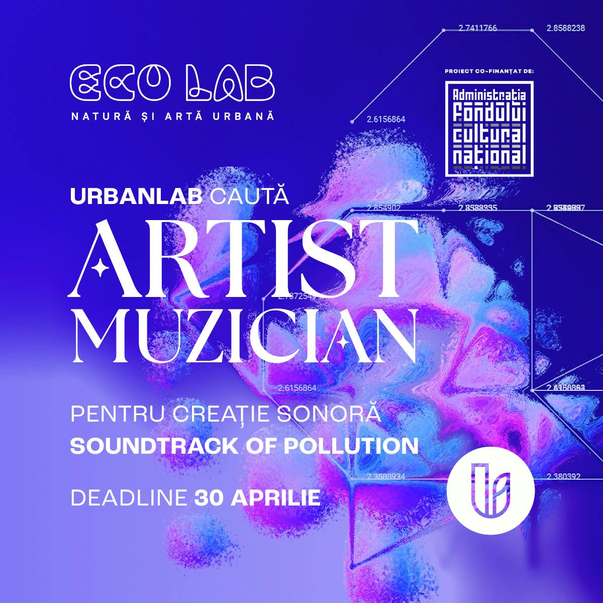 Cover Image for EcoLab: OPEN CALL artist muzician pentru soundart experimental