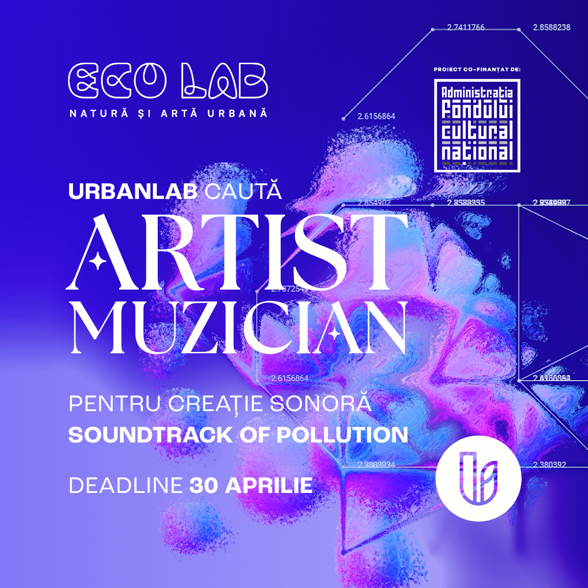 Cover Image for EcoLab: OPEN CALL artist muzician pentru soundart experimental